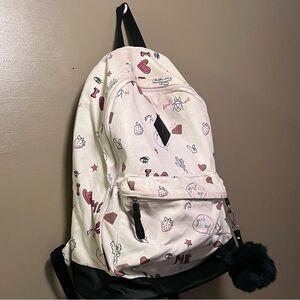 Candie’s Canvas Emoji Backpack